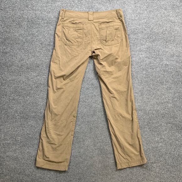 Marmot Pant Womens 6 Tan Convertible Roll Up Capri Stretch Outdoor Nylon Blend - Picture 9 of 15